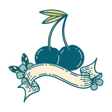 Kiraz sancağıyla geleneksel dövme