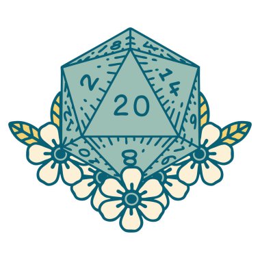 D20 'nin ikonik dövme biçimi