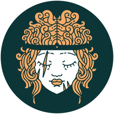 İnsan barbar karakterinin simgesi