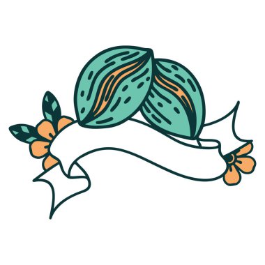 Kahve çekirdekli geleneksel dövme.