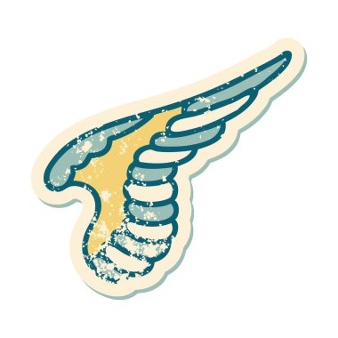 Bir kanadın ikonik sıkıntılı dövme görüntüsü