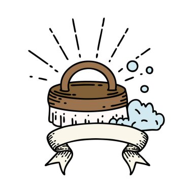 Dövme biçimli parşömen fırçası