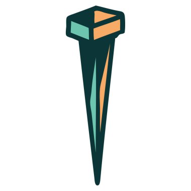 Demir çivinin ikonik dövme şekli