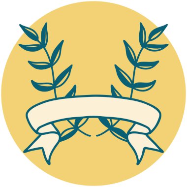 defne sancağıyla dövme biçimi simgesi