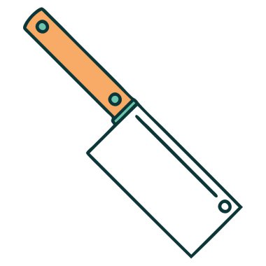 Bir et satırının ikonik dövme görüntüsü