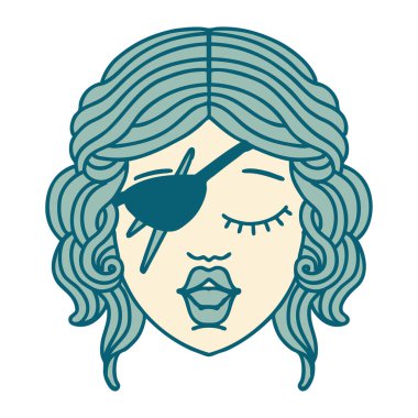 Retro Dövme Tarzı Düzenbaz İnsan Karakteri