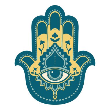 ikonik dövme tarzı bir hamza görüntüsü