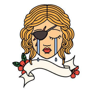 Retro Dövme Tarzı Düzenbaz karakter yüzü