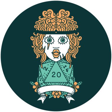 20 zarlı barbar insan simgesi.