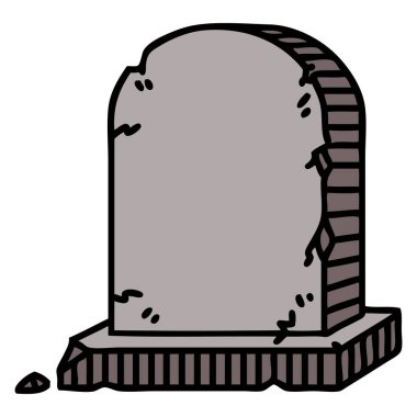 Geleneksel bir mezar taşı dövmesi