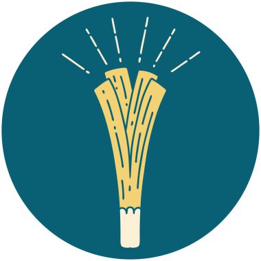 Pırasa dövmesi simgesi