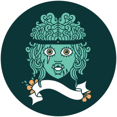 Ork barbar karakteri simgesi