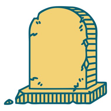 Mezar taşının ikonik dövme şekli