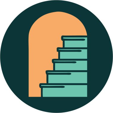 Basamaklara açılan kapının ikonik dövme görüntüsü