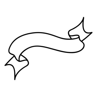 dövmesi siyah çizgi biçiminde bir afiş