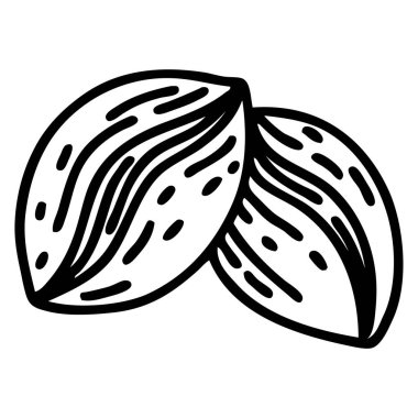 Kahve çekirdekleri şeklinde siyah çizgili dövme.