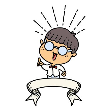 Dövme stili ve dahice fikri olan bir afiş.