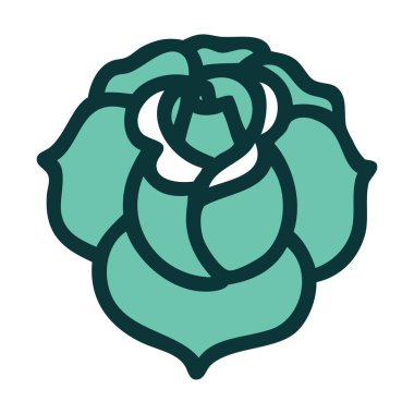 Bir çiçeğin ikonik dövme şekli