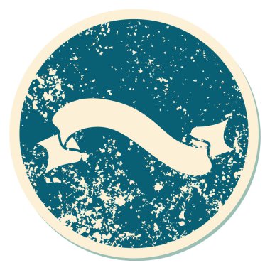 Bir pankartın sembolik dövmeli resmi