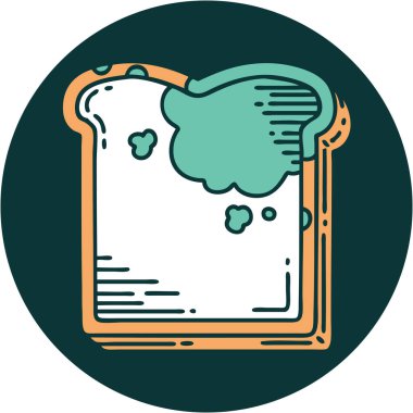 küflü ekmeğin ikonik dövme görüntüsü