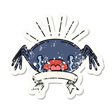 Ağlayan örümcek dövmesi stili eski bir etiket.