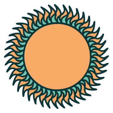 Güneşin ikonik dövme şekli