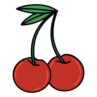 geleneksel kiraz biçiminde dövme