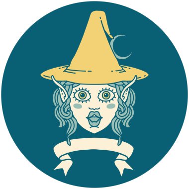 Sancaklı Retro Dövme Biçimi elf karakter yüzü