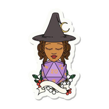 Doğal yirmilik zarla insan büyücüsünün çıkartması.