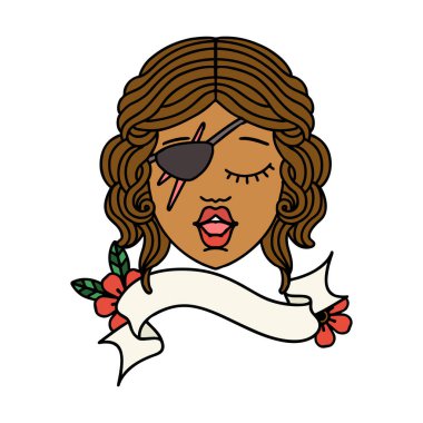 Retro Dövme Tarzı Düzenbaz karakter yüzü