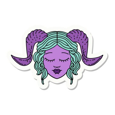 Bağlayıcı karakter yüz etiketi