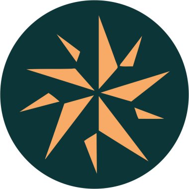 Bir yıldızın ikonik dövme şekli