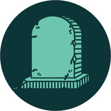 Mezar taşının ikonik dövme şekli