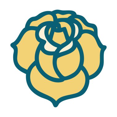 Bir çiçeğin ikonik dövme şekli