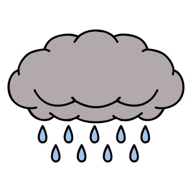 Dövme geleneksel yağmur bulutu tarzında