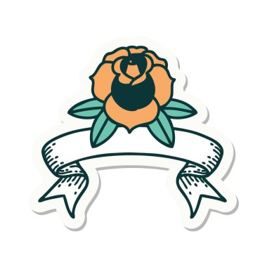 Çiçek sancağıyla dövme stili