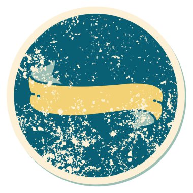 Bir pankartın sembolik dövmeli resmi