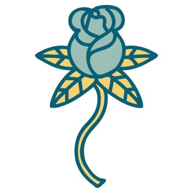 Gül ikonik dövme biçimi