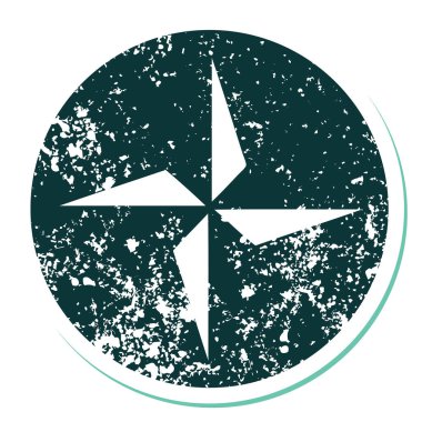 Bir yıldızın sembolik dövmeli görüntüsü