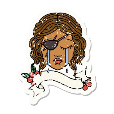 Retro Dövme Tarzı Düzenbaz karakter yüzü