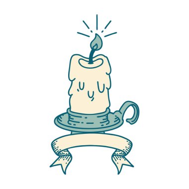 Dövme stili ürkütücü erime mumlu parşömen.