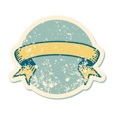 Bir pankartın sembolik dövmeli resmi