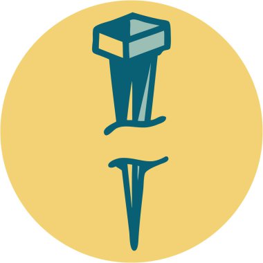 Demir çivinin ikonik dövme şekli