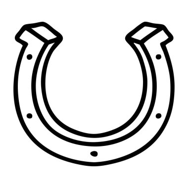 At nalı şeklinde siyah çizgili dövme.