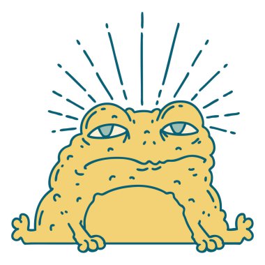 Geleneksel dövme karakteri çizimi