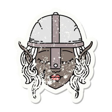 Retro Dövme Biçimi elf karakteri