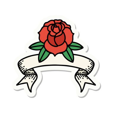 Çiçek sancağıyla dövme stili