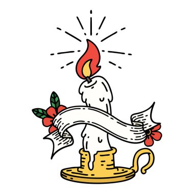 Dövme stili ürkütücü erime mumlu parşömen.