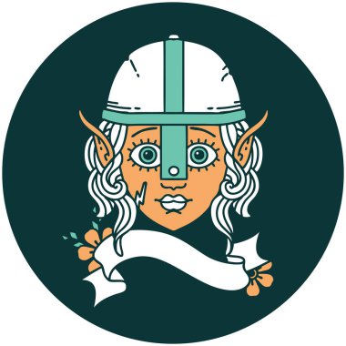 Elf dövüşçüsü karakterinin simgesi