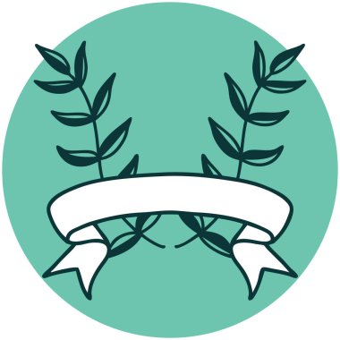 defne sancağıyla dövme biçimi simgesi